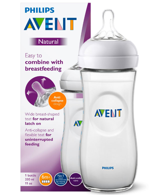 Butelka antykolkowa Avent natural 330 ml